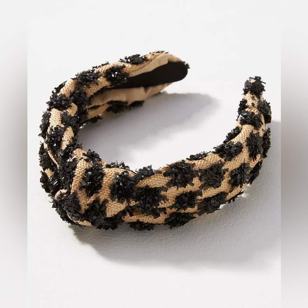 A63. ANTHROPOLOGIE Everly Raffia Knot Headband